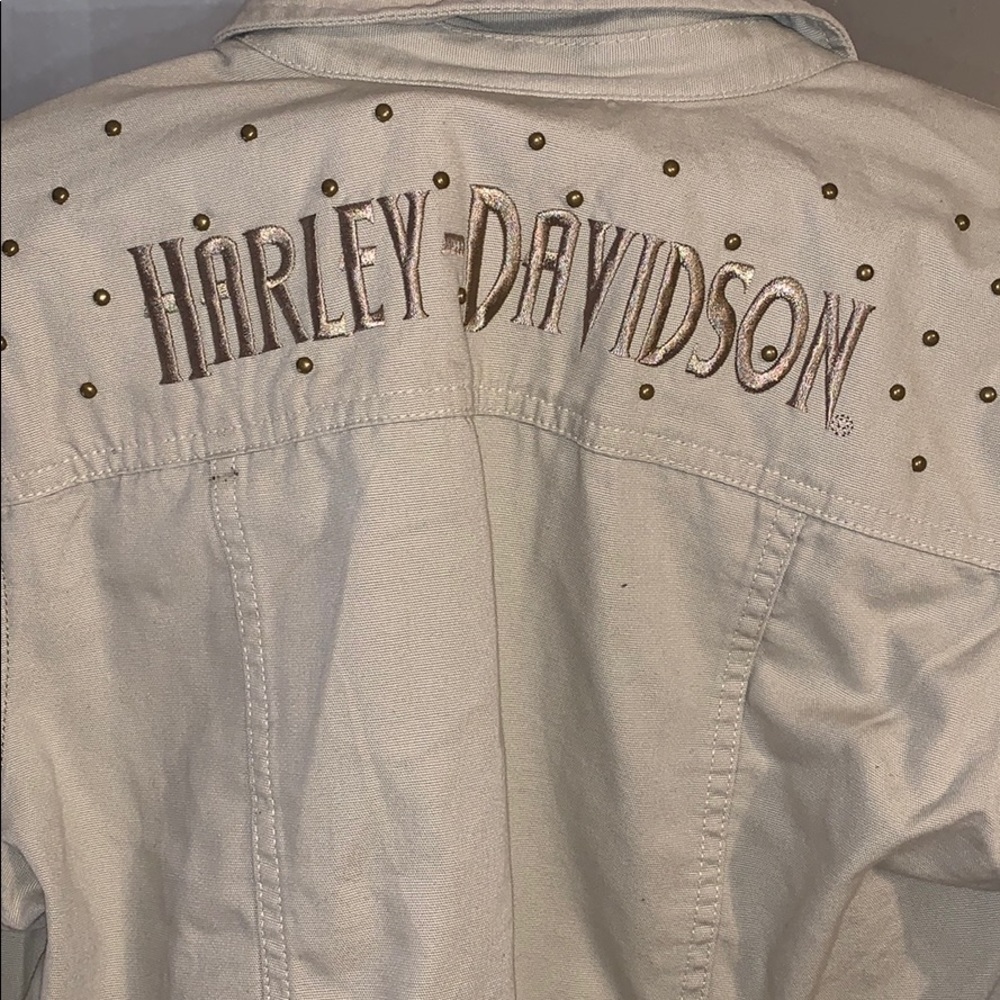 Harley Davidson cropped jacket